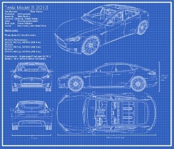 Decorative image of a blueprint.