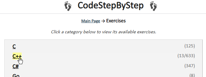 The Code Step-by-Step Website.