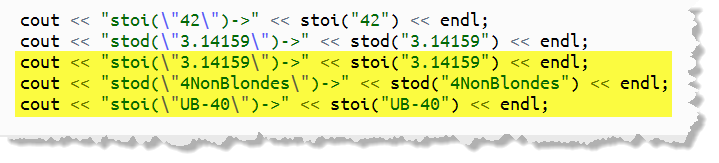 Errors with stoi and stod.