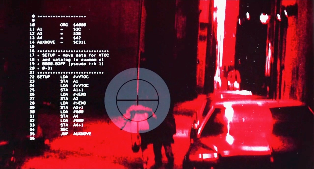 6502 machine code in the Terminator movie.