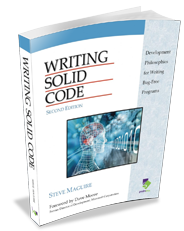 Cover of Writing Solid Code.